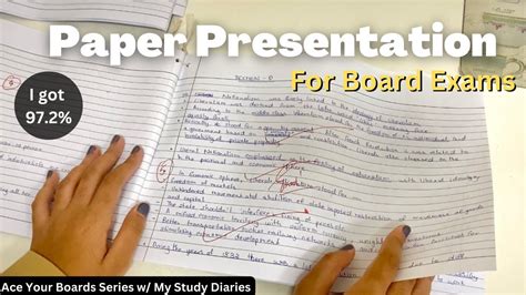Presentation In Board Exams