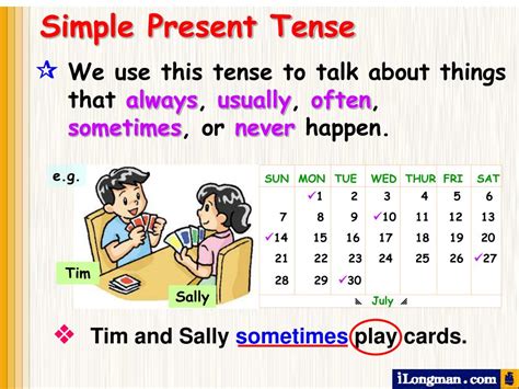 presentation present simple