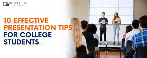 presentation tips for students in college