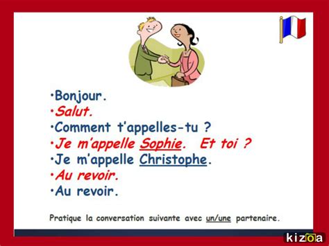 presentazione in francese per bambini