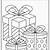 presents coloring page