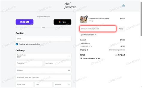 Preserve Discount Code