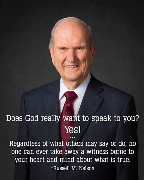 president nelson holy ghost quote