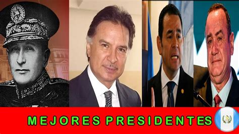 presidentes de guatemala desde 1986