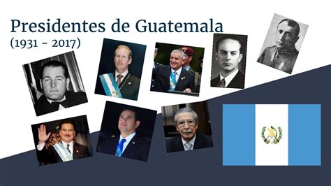 presidentes de guatemala hasta la actualidad