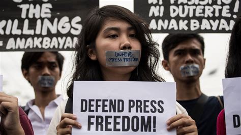 press freedom in filipino