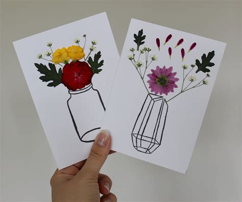 Pressed Flower Card Making