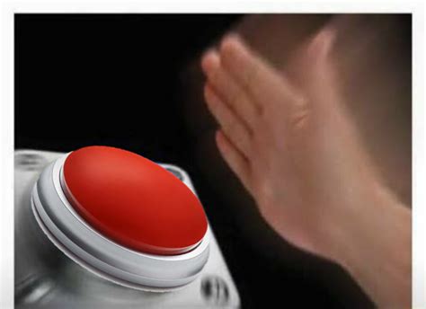pressing red button meme