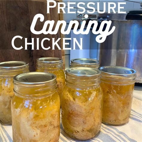 Pressure Can Raw Chicken