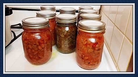 pressure canning chili with meat and beans