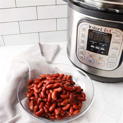 Pressure Cooking Kidney Beans Without Soaking