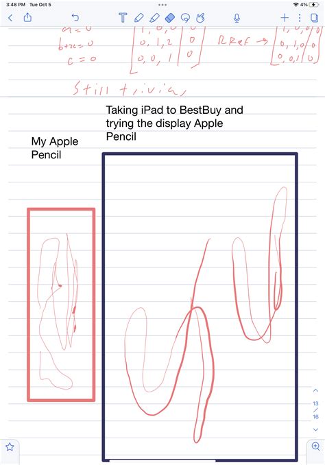 pressure sensitivity apple pencil gen 1
