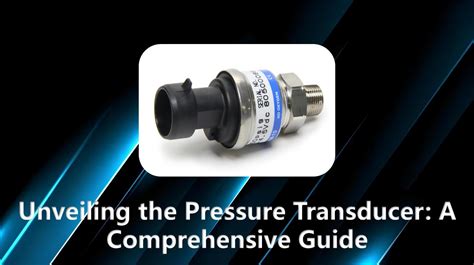 Pressure Transducer Hsn Code