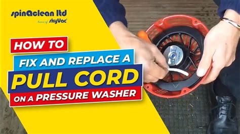 Pressure Washer Pull String Stuck