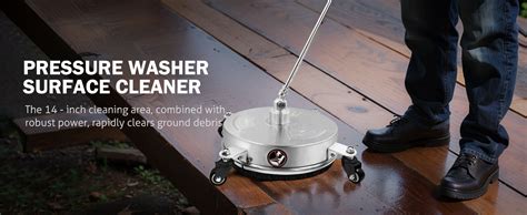 Pressure Washer Surface Cleaner On Composite Deck