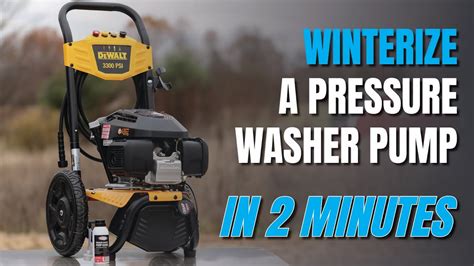 Pressure Washer Winterizing Kit