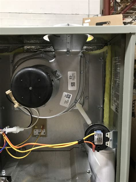 hvac Cracked heat exchanger or bad inducer motor causing pressure