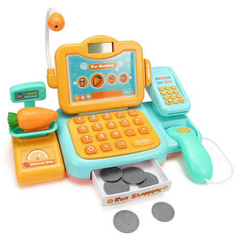 pretend play smart cash register toy