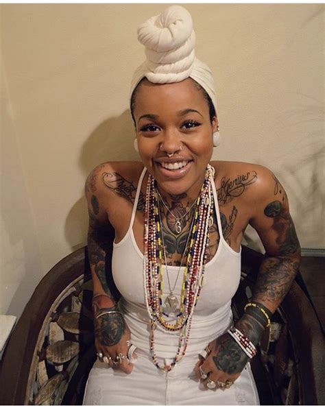 Pretty Black Woman Tattoos
