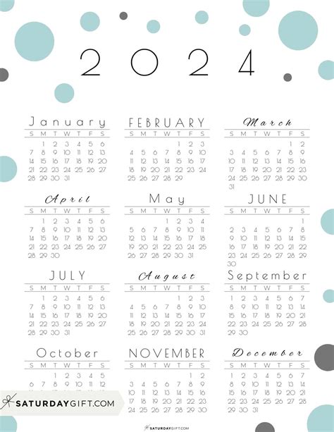 Pretty Calendars 2024