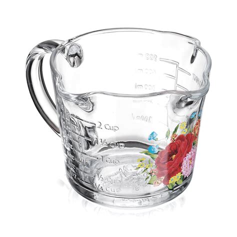 Pretty Glass Measuring Cups