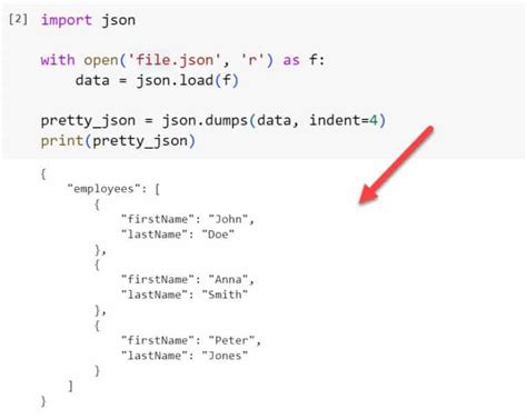 pretty print json object in python
