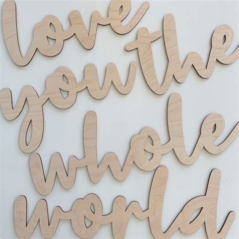 Pretty Script Wall Art