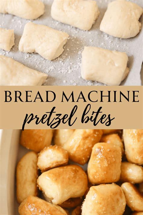 Pretzel Bites Bread Machine