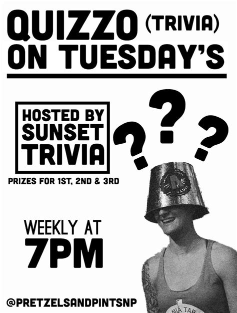 Pretzels And Pints Trivia