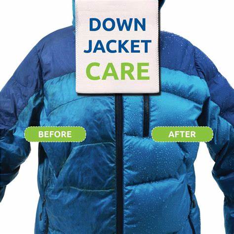 prevent clumped down jacket