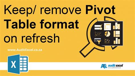Prevent Pivot Table From Changing Format