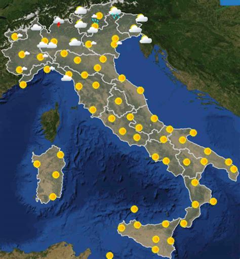 previsioni meteo mare italia