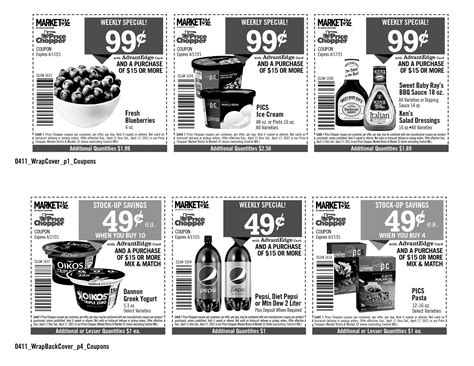 In today’s paper Price Chopper fuel saver, Dollar Doubler coupons