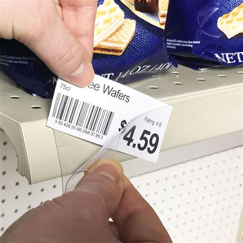 price labels for shelves