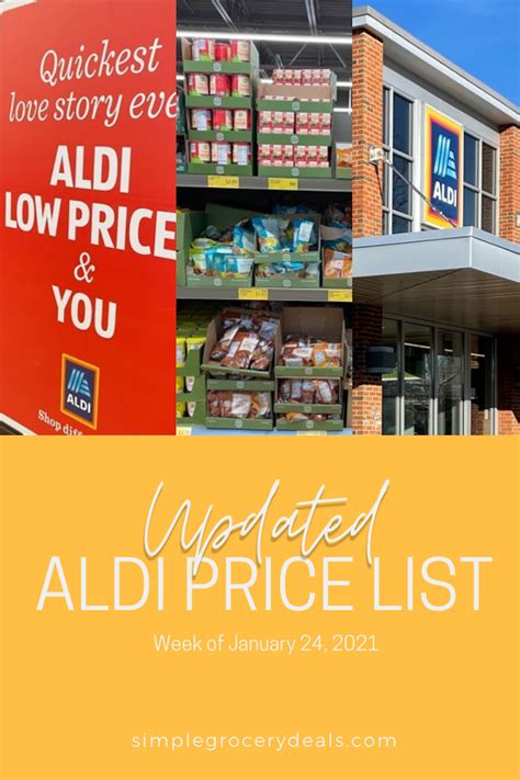 price list for aldi