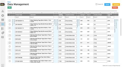 price list management software