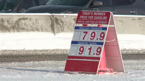 price of gas today ottawa