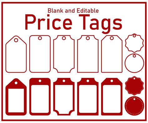 price tags