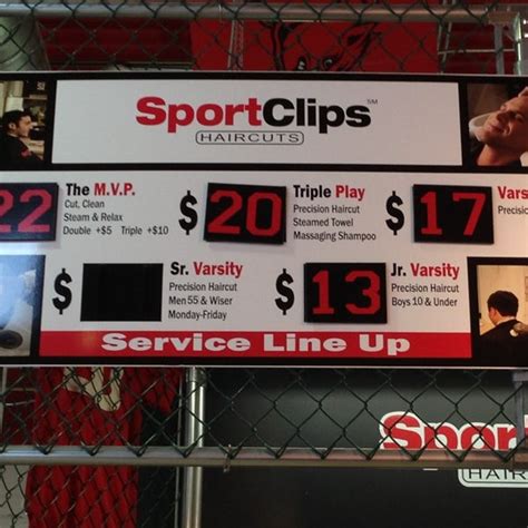 prices at sports clips