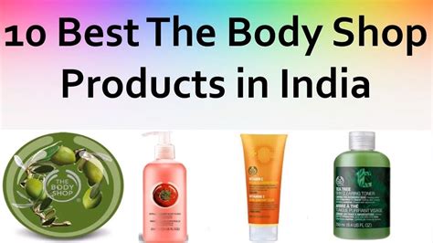 prices of body shop products in india