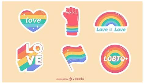 Pride Stickers LGBTQ Sticker Pride Month Sticker Rainbow - Etsy