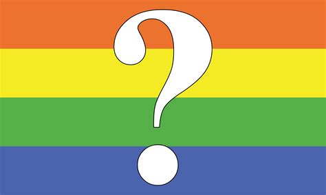 pride flag question mark