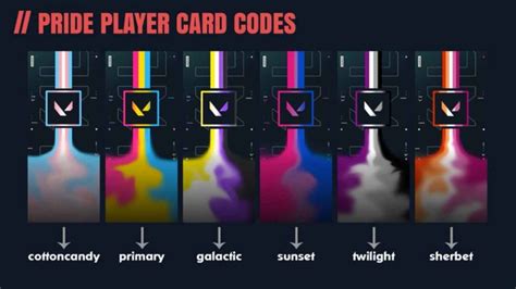 Pride Flags Valorant Codes