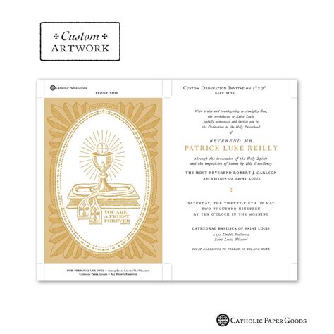 priesthood ordination invitation cards