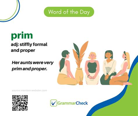 Prim And Proper Example Sentence