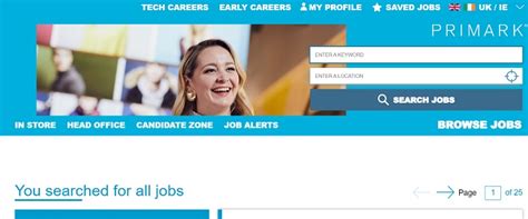 primark jobs application online