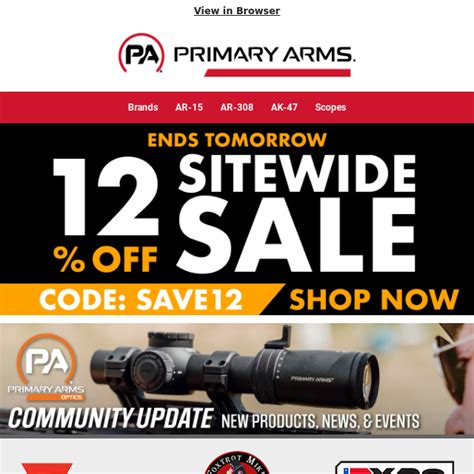 Discover The Best Primary Arms Coupon Codes For 2023