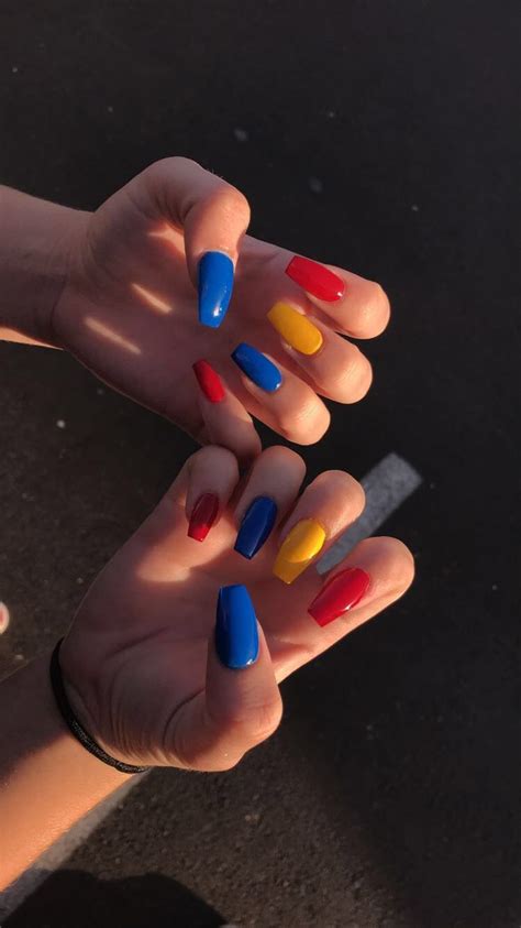 Beautiful MultiColored Nails Designs For Summer The Glossychic
