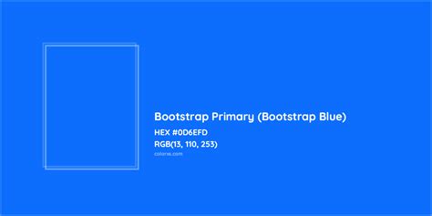 primary color bootstrap hex