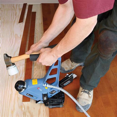 Effortlessly Install Hardwood Floors with the Primatech Floor Nailer - a Must-Have Tool for DIY Home Improvement!